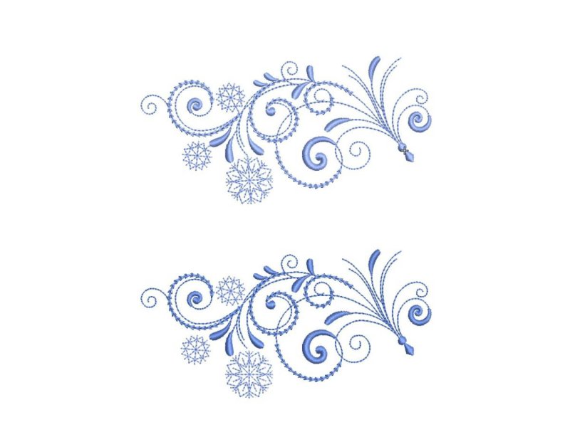 Трафарет "зимний узор"