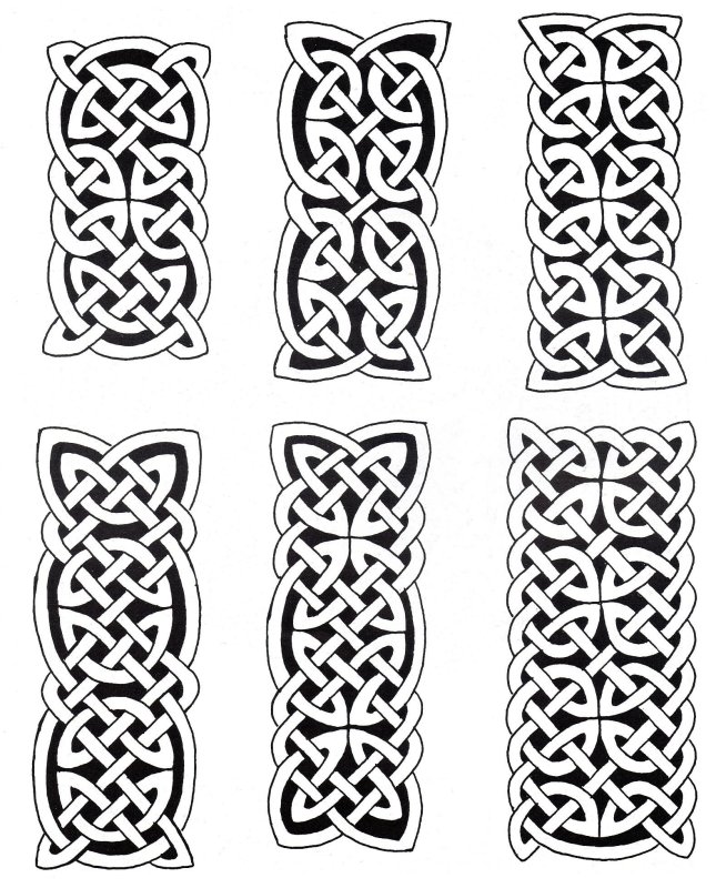 Кельто скандинавские узоры