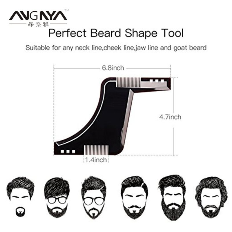 Трафарет для бороды и усов эспаньолка