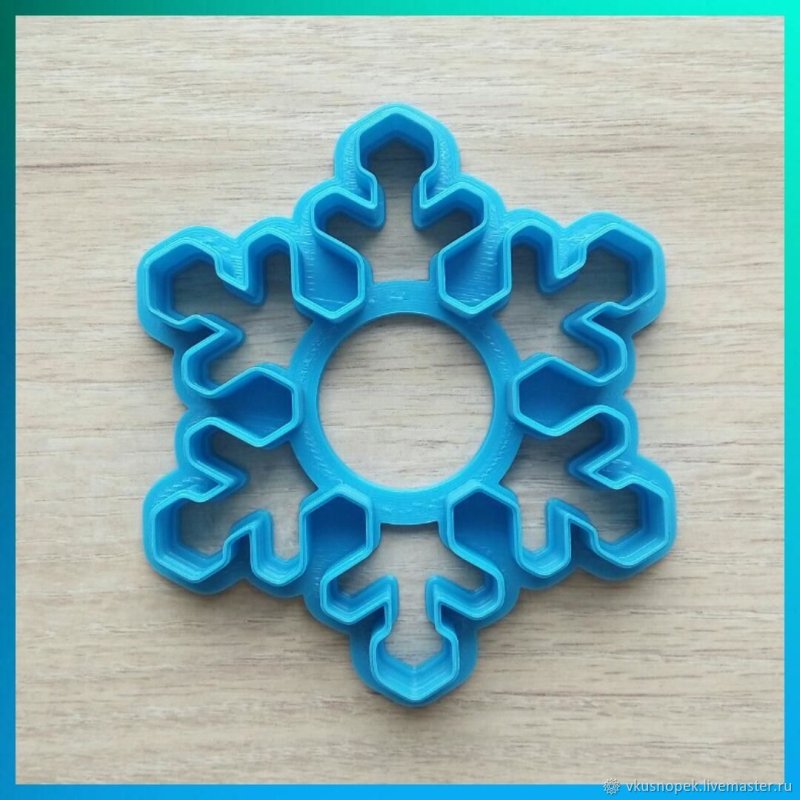 Снежинка для выпечки