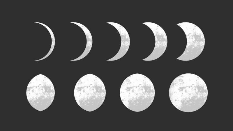 Фазы Луны картинки