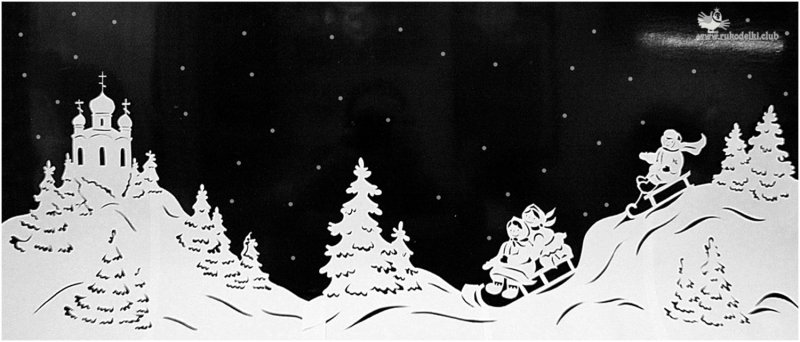 Сугробы на окна к новому году