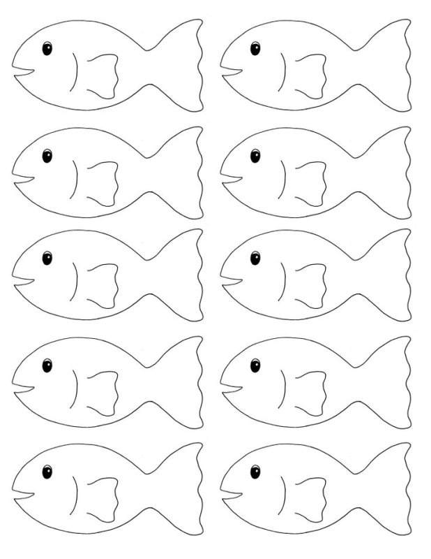 Рыбки для вырезания
