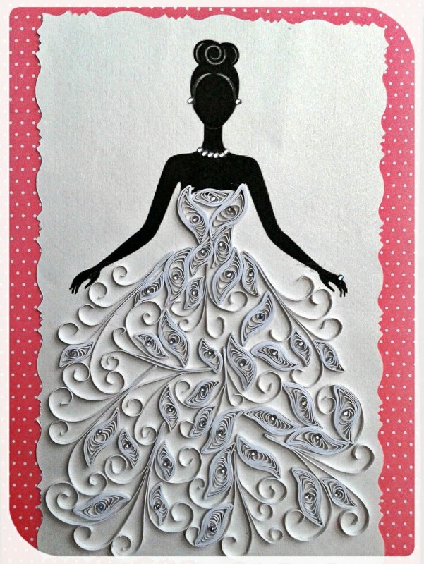 Квиллинг девочки