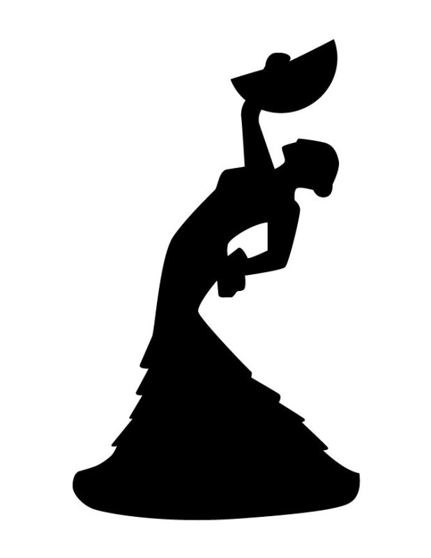 Силуэт танцора