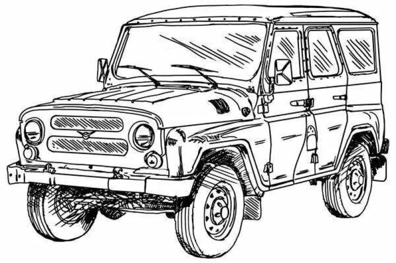 УАЗ 469 распечатка