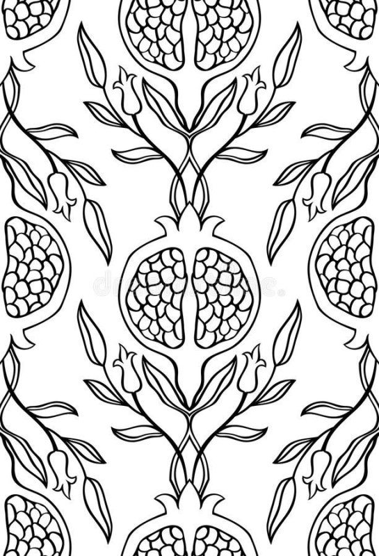 Гранат орнамент