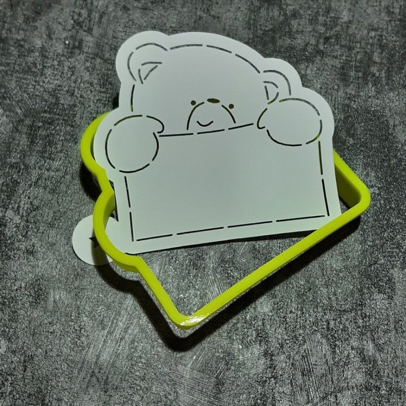 Формочка для пряника мишка