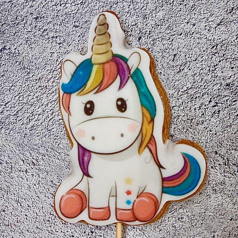 Пряник имбирный "Единорог"