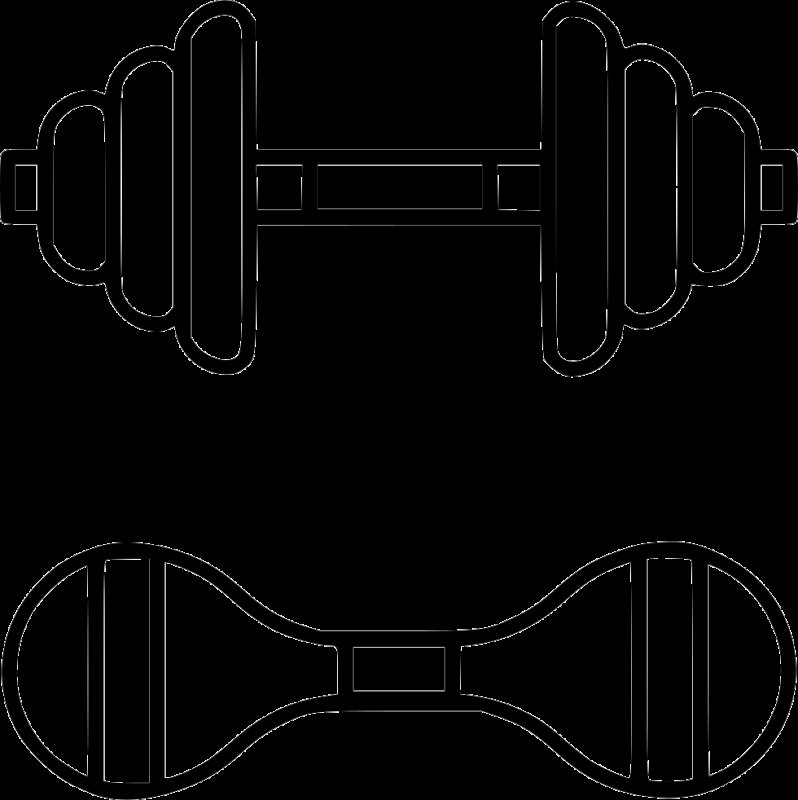 Трафарет спортивного инвентаря