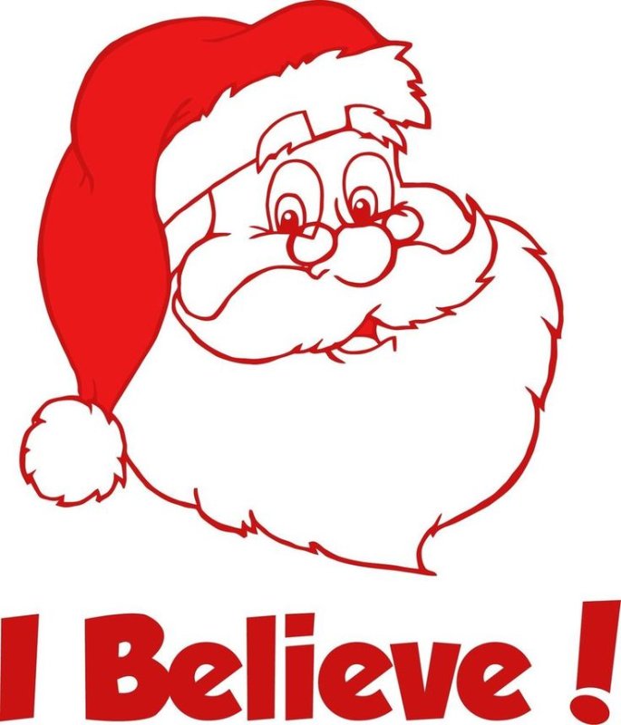 Мордашка Деда Мороза