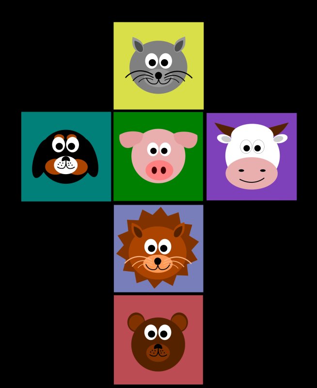 Развертка кубика