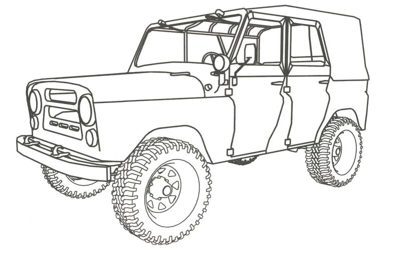 Разукрашка УАЗ 469