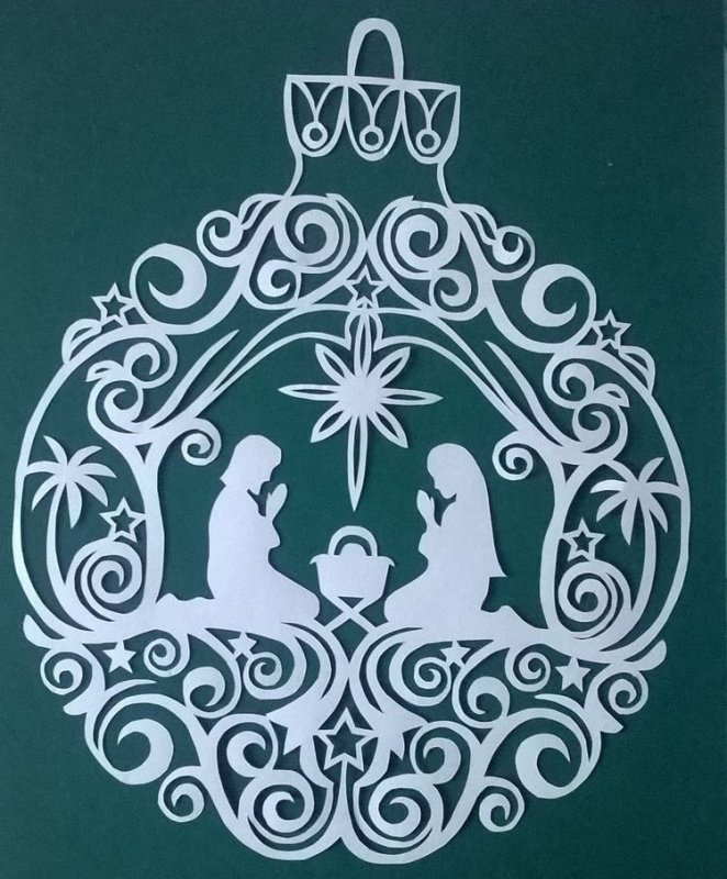 Украшения на Рождество из бумаги