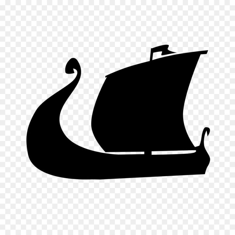 Ладья викингов вектор