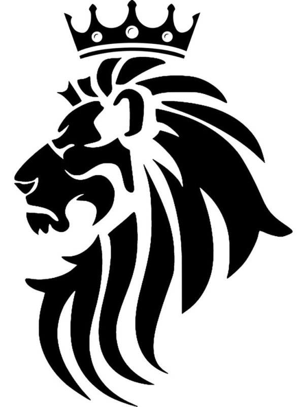 Стилизованная голова Льва