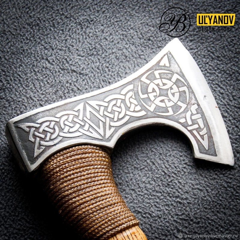 Узоры викингов на Топорах