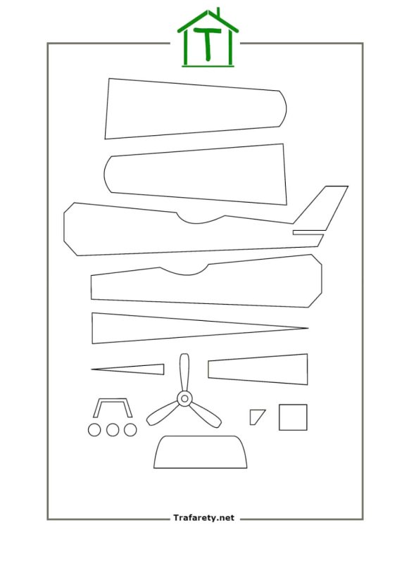 Трафарет танка для 3д ручки объемные