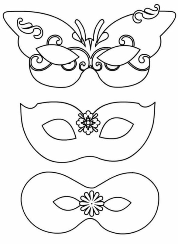 Трафарет - маска