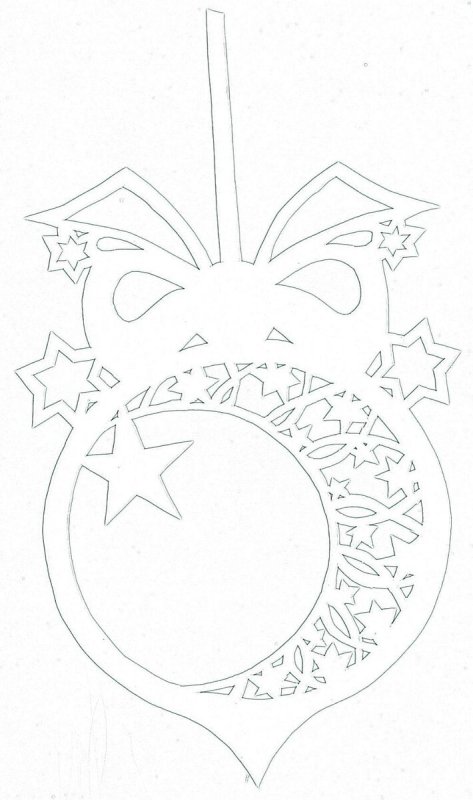 Новогодние шаблоны для вырезания