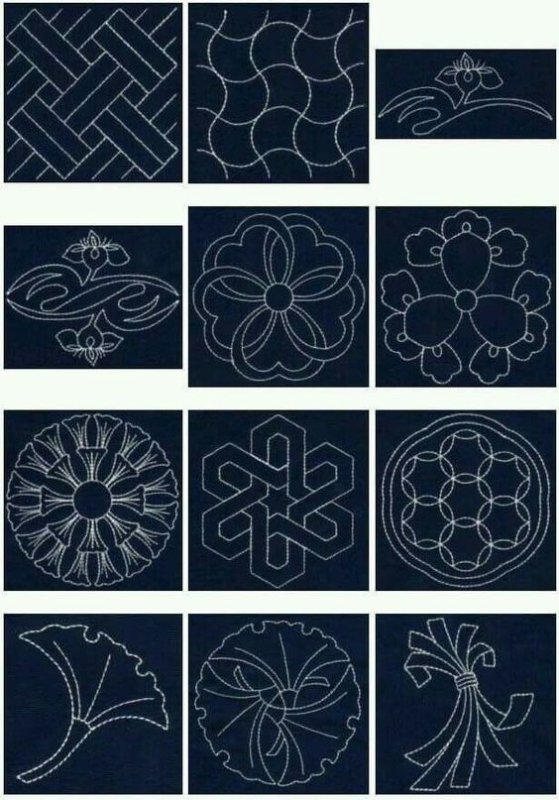 Сашико японское искусство вышивки