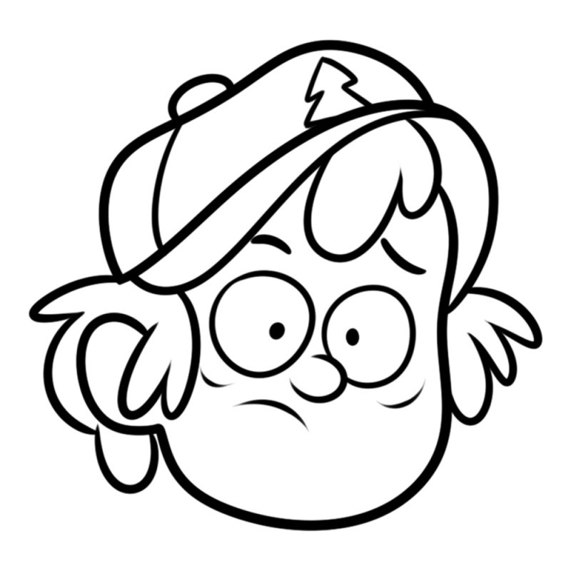 Раскраска Гравити Фолз Диппер