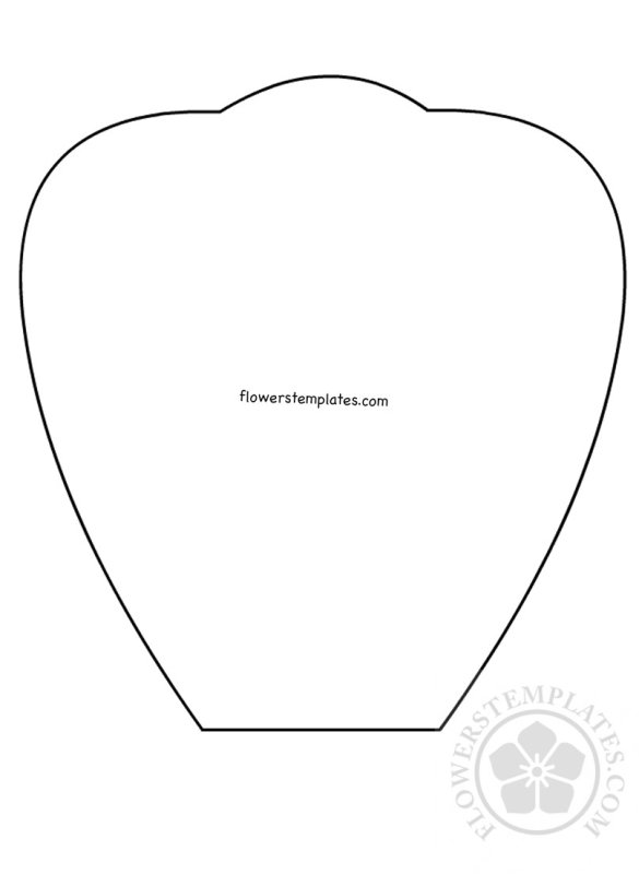 Трафарет лепестков