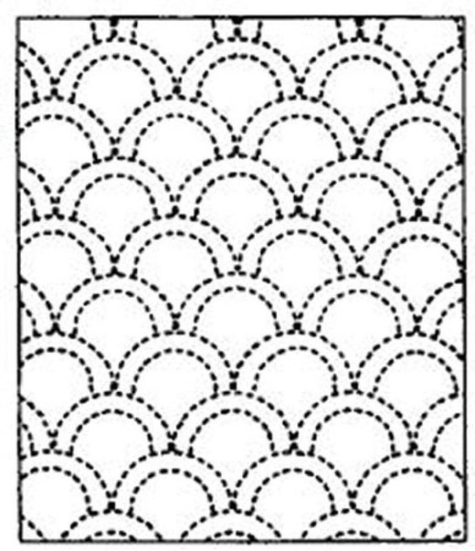 Японская вышивка сашико схемы