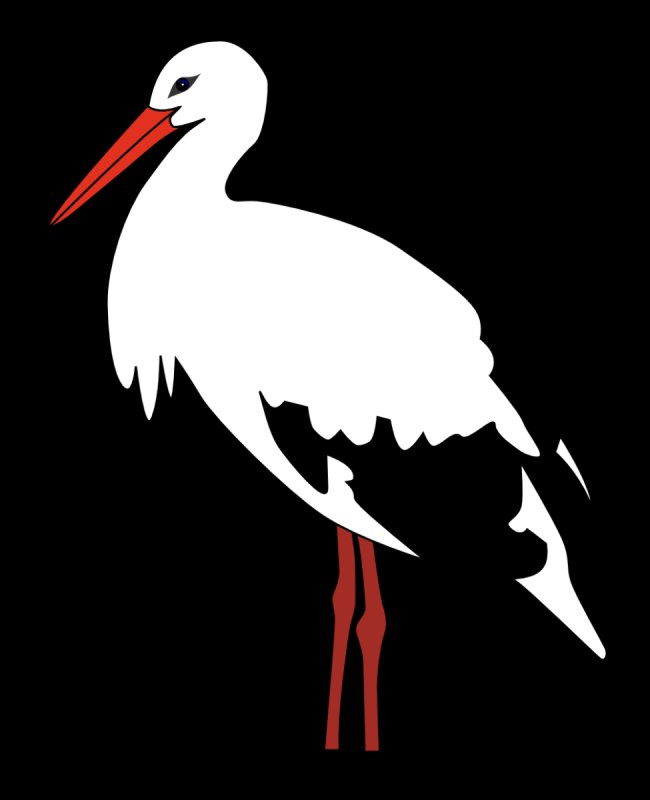 Аист картинка для детей