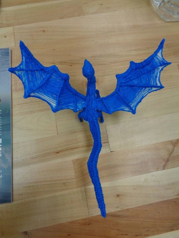 Дракон 3д ручкой