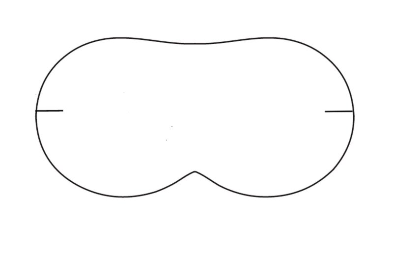 Эскиз маски для сна
