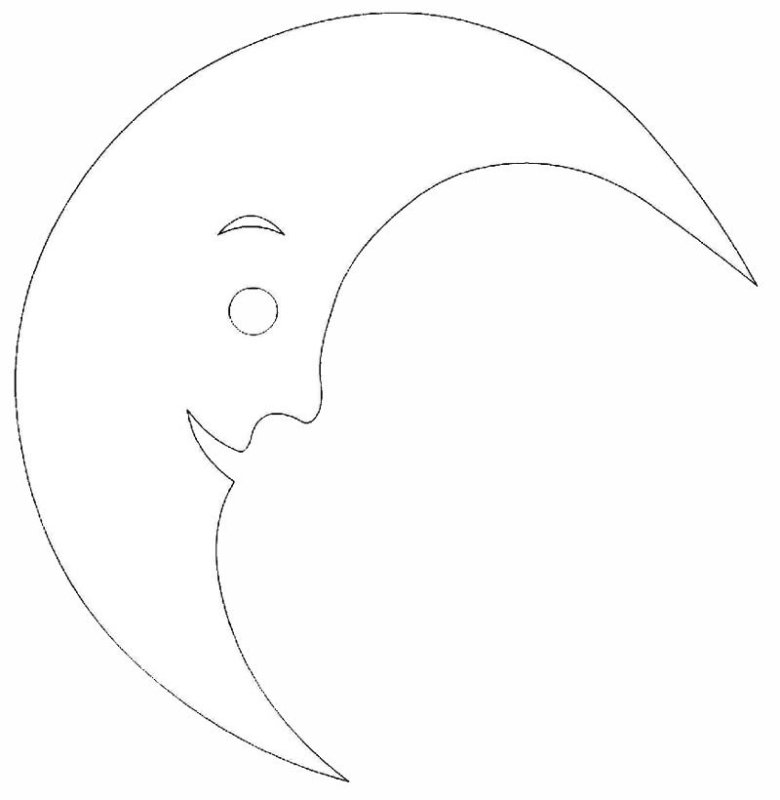 Трафареты на окна месяц к новому году