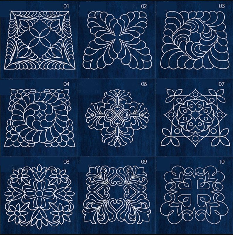 Орнаменты для сашико