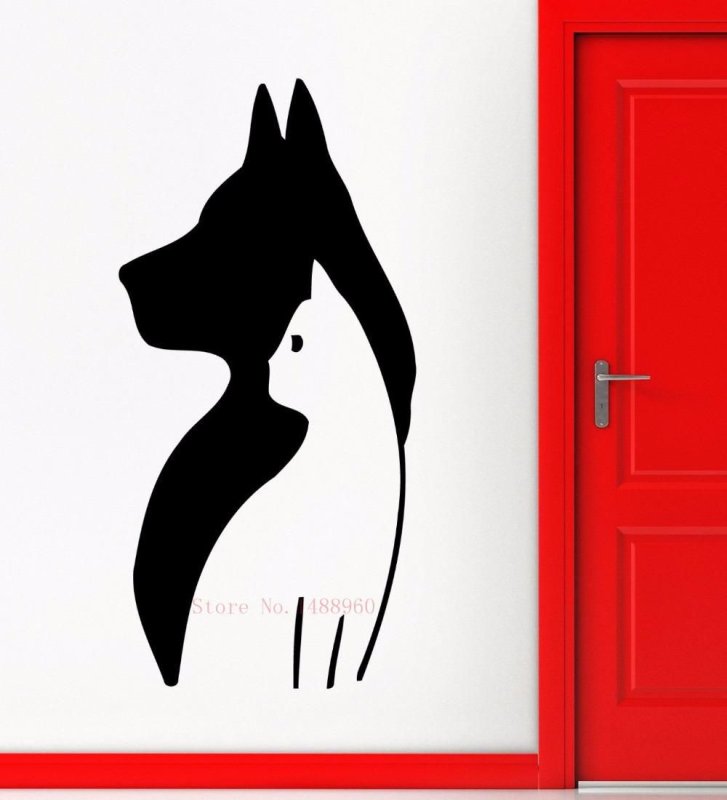 Трафарет на дверь