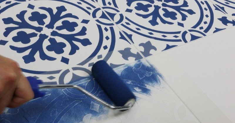 Трафаретная роспись