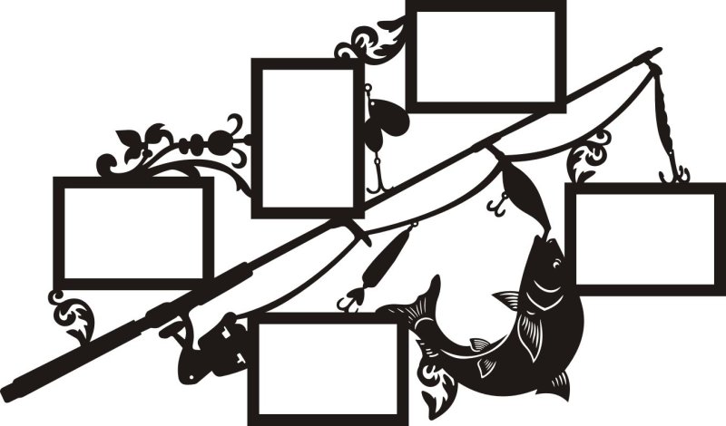 Векторная рамка для лазерной резки