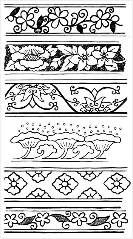 Растительный орнамент в п