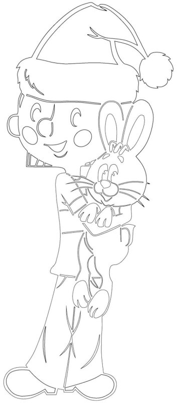 Дядя фёдор из Простоквашино вытынанки