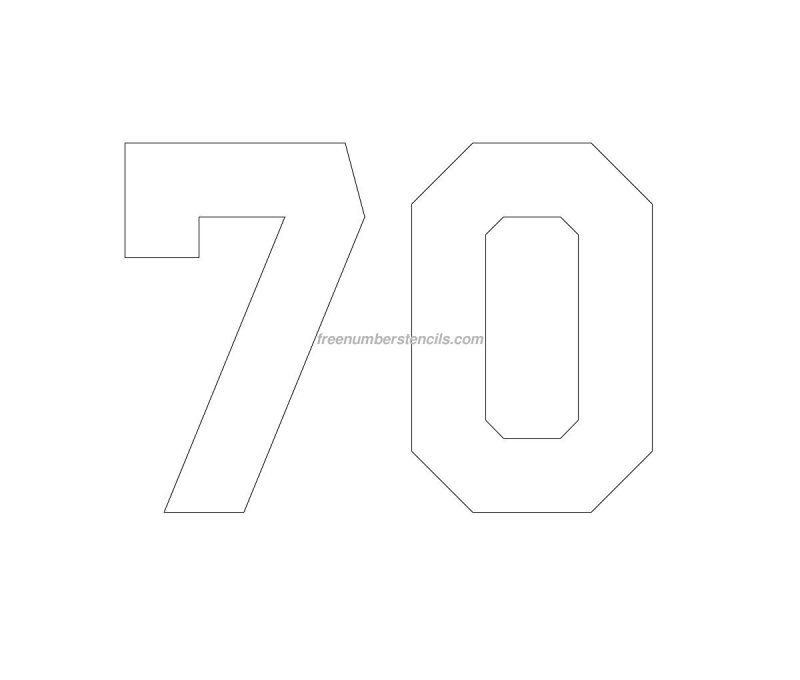 Цифры объемные для вырезания