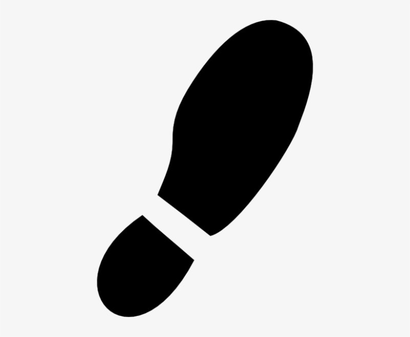 След ботинка