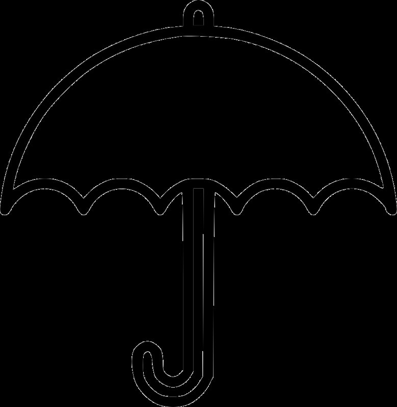 Зонт трафарет