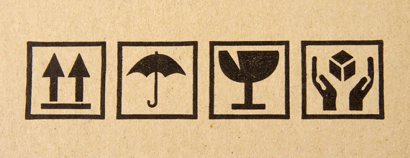 Маркировка на картонных коробках