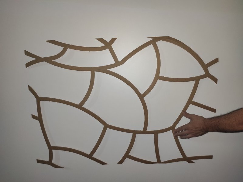 Трафарет под дерево для штукатурки