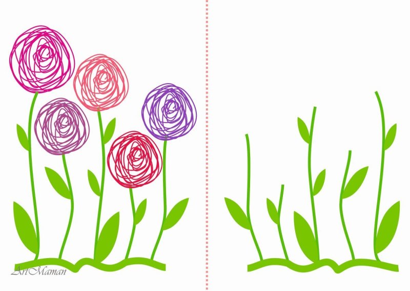 Цветы для рисования