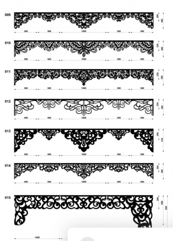 Узор для ламбрекена