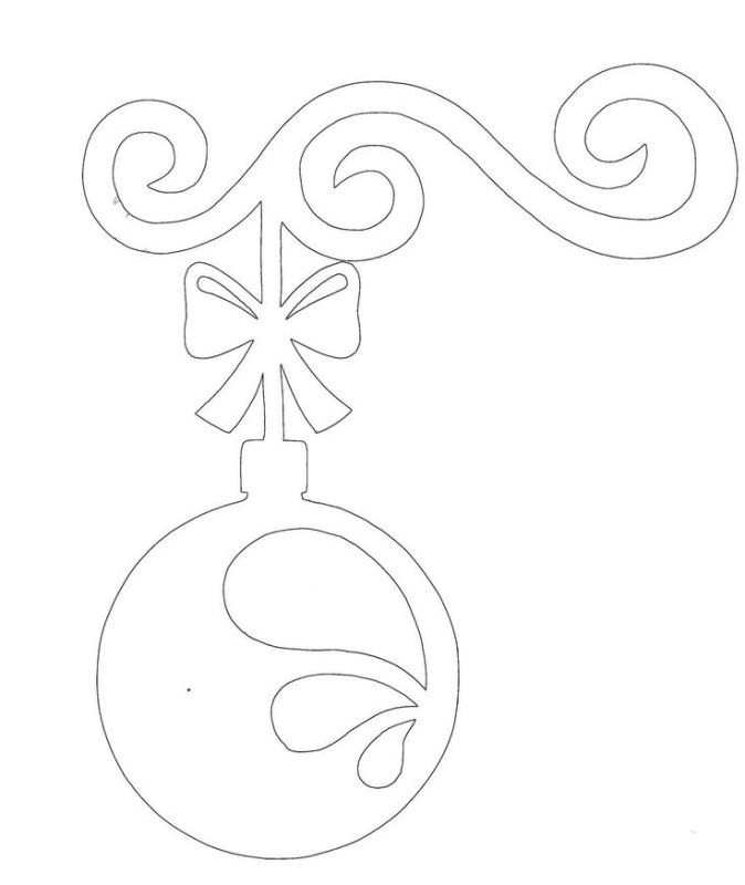 Трафареты для вырезания на окна