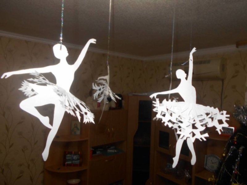 Балерина украшение на новый год