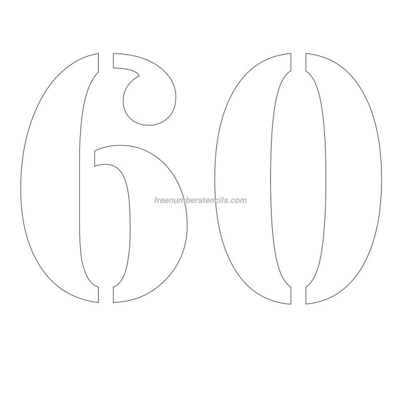 Цифра 30 трафарет для торта