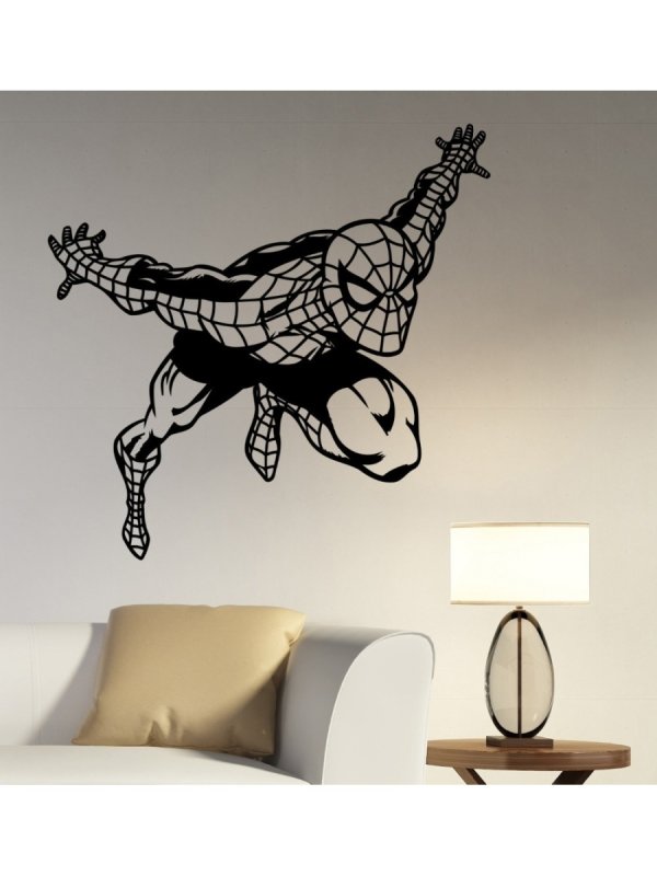 Наклейки супергероев на стену