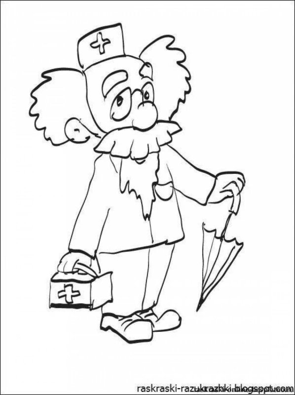 Раскраски героев сказки Чуковского Айболит